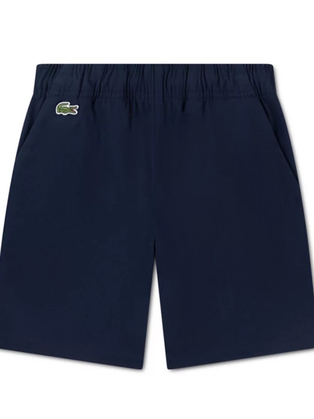 NWT Lacoste kids Navy Logo Shorts Sz 5A/5